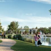 A CGI of Berkeley Group\'s 2,500 home proposed development in Twyford. Credit: Berkeley Group