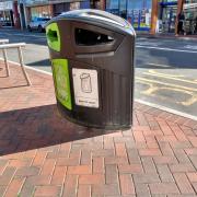 A dual use waste and recycling bin. Conservative councillors in Wokingham recently refused a motion that would have seen the bins be rolled out across the borough. Credit: James Aldridge / LDR