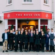 Staff at the Rose Inn, which has reopened in Wokingham following a multi-million pound renovation.
