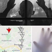 Ghost map of Berkshire