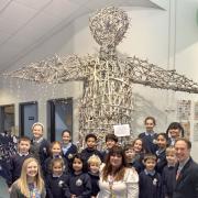 Jennett's Park Church of England Primary School celebrate a \'Good\' OFSTED report. Credit: Jennett's Park CofE Primary School