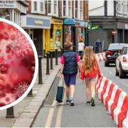 Wokingham town centre. The area saw its highest number of coronavirus cases since the pandemic began this month. Credit: Wokingham Borough Council / Canva