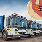 Waste collections have stopped today due to extreme heatwave