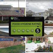 Latest food hygiene rating's for cafes, pubs and restaurants