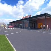 A CGI of what the Sainsburys in Arborfield Green could look like once built. Credit: Dev Comms / Sainsburys