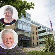 Councillors Paul Bettison OBE and Mary Temperton. Credit: Bracknell Forest Council