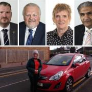 The five Wokingham Borough Councillors standing down ahead of the 2023 elections. Credit: Wokingham Borough Council / LDRS