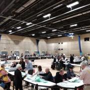 Counting the votes for Wokingham Borough councillors