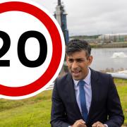 Rishi Sunak is considering new powers to stop 20 miles per hour zones