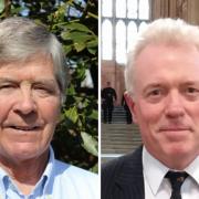 Roy Bailey (left) says Labour can replace Bracknell MP James Sunderland (right)