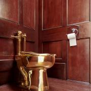 Blenheim gold toilet