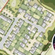 Hugh Reid spoke out against plans to build 56 homes at 33 Barkham Ride