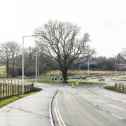 The  Eastern Gateway Roundabout for the South Wokingham Distributor Road. Credit: Wokingham Borough Council