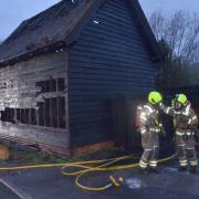 Firefighters rush to scene of fire at The Bull pub
