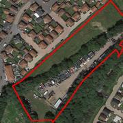 The proposed location for a 22 home development in Arborfield
