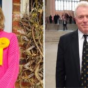 Liberal Democrat Katie Mansfield (left) and Conservative MP James Sunderland (right) are two of the confirmed candidates standing to be Bracknell's MP in 2024