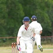 Jack Ford PHOTO: EMMA SHEPPARD 170734 Eversley  (batting) v Maidenhead & Bray (bowling) : Thames Valley Cricket League Division 2A.