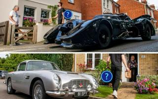 James Bond's Aston Martin DB5 and the Batmobile could deliver your Uber Eats in Bracknell and Ascot