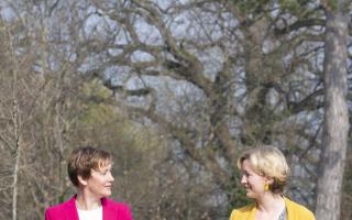 Louise Timlin, of the Women's Equality Party (left) and Councillor Sarah Kerr (right), a Liberal Democrat representative for Evendons ward. Credit: Reading and Wokingham Women\'s Equality Party / Wokingham Liberal Democrats