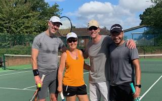 Local tennis club raises thousands for UK charity