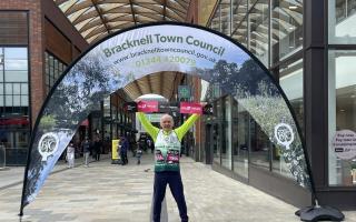Bracknell Town Mayor smashes the Virtual London Marathon