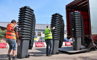 New wheelie bins have arrived and are set to be delivered to people across Wokingham